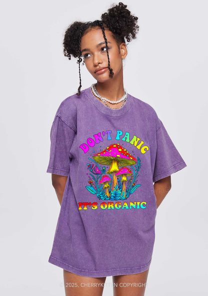 Dont Panic Its Organic Y2K Shirts Washed Tee Cherrykitten