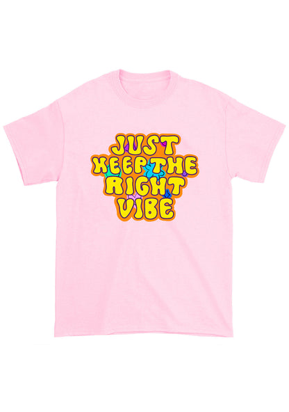 Just Heep The Right Vibe Bangtan Kpop Chunky Shirt
