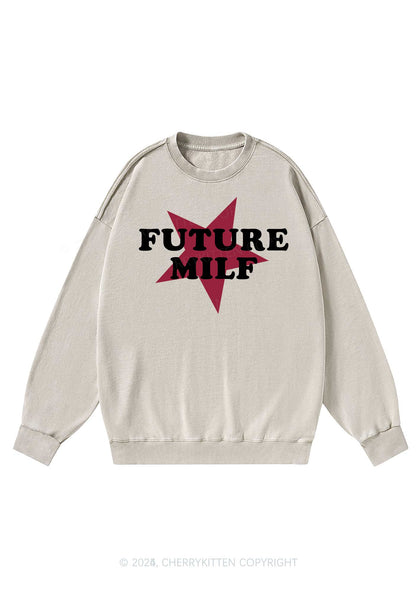 Future Mxxf Y2K Washed Sweatshirts Cherrykitten