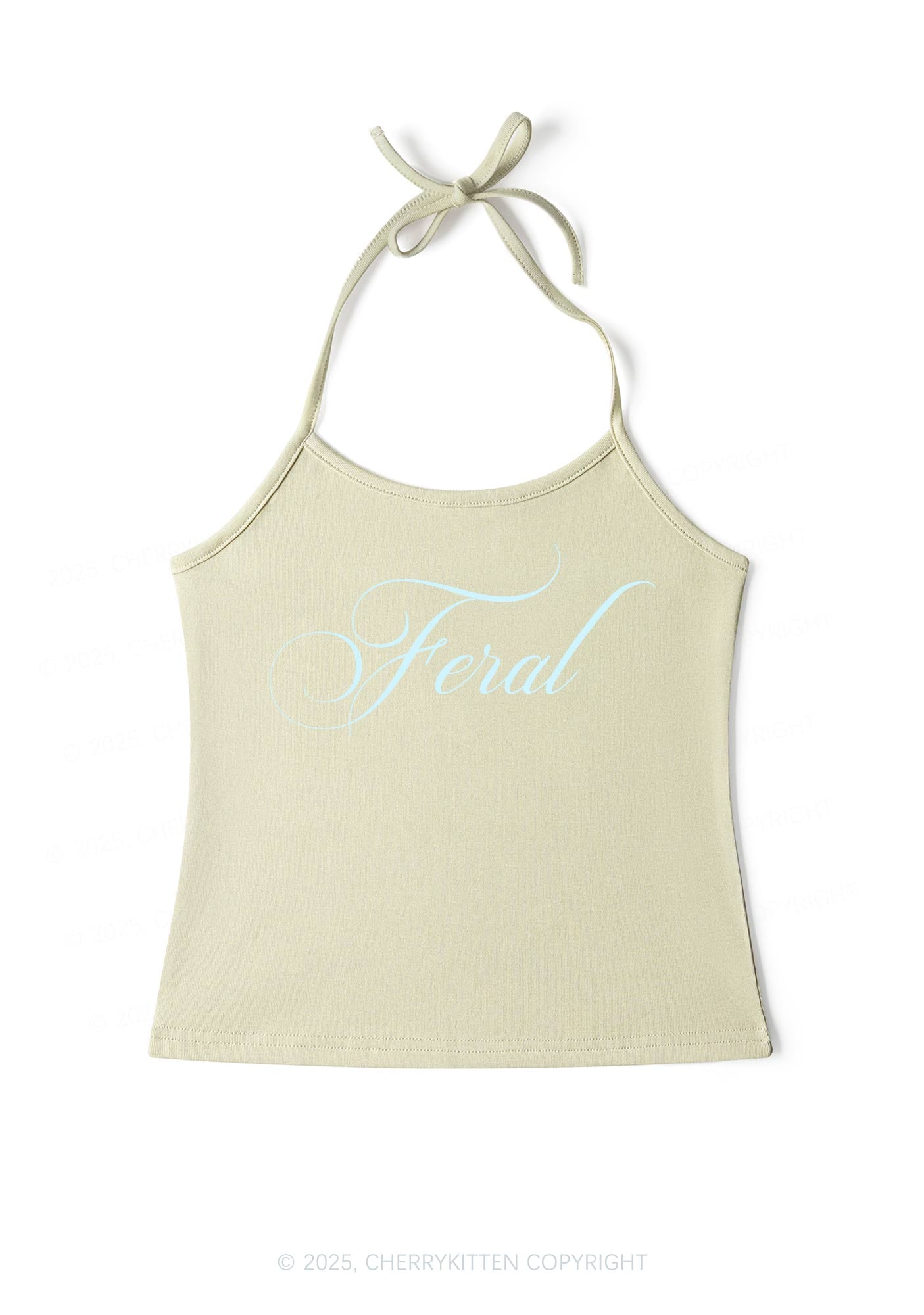 Feral Y2K Halter Neck Cami Cherrykitten