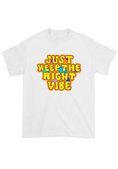 Just Heep The Right Vibe Bangtan Kpop Chunky Shirt