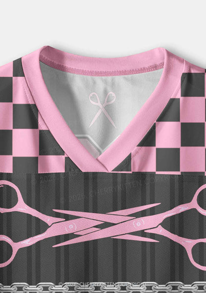Lets Scissor Pride Y2K Crop Sport Jersey Shirts Cherrykitten