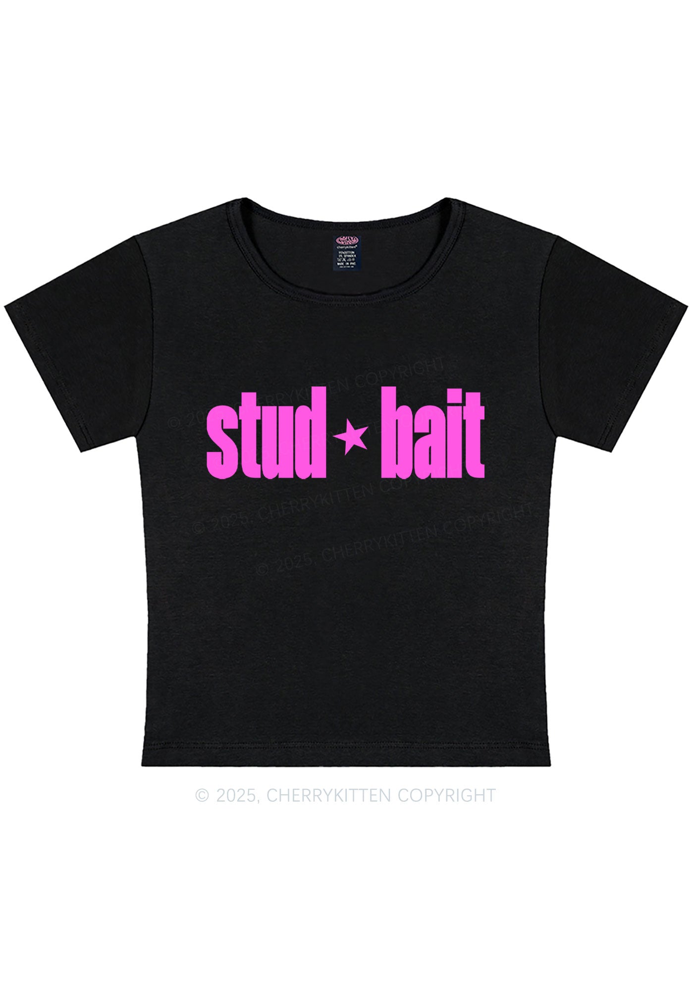 Stud Bait Pride Y2K Baby Tee Cherrykitten