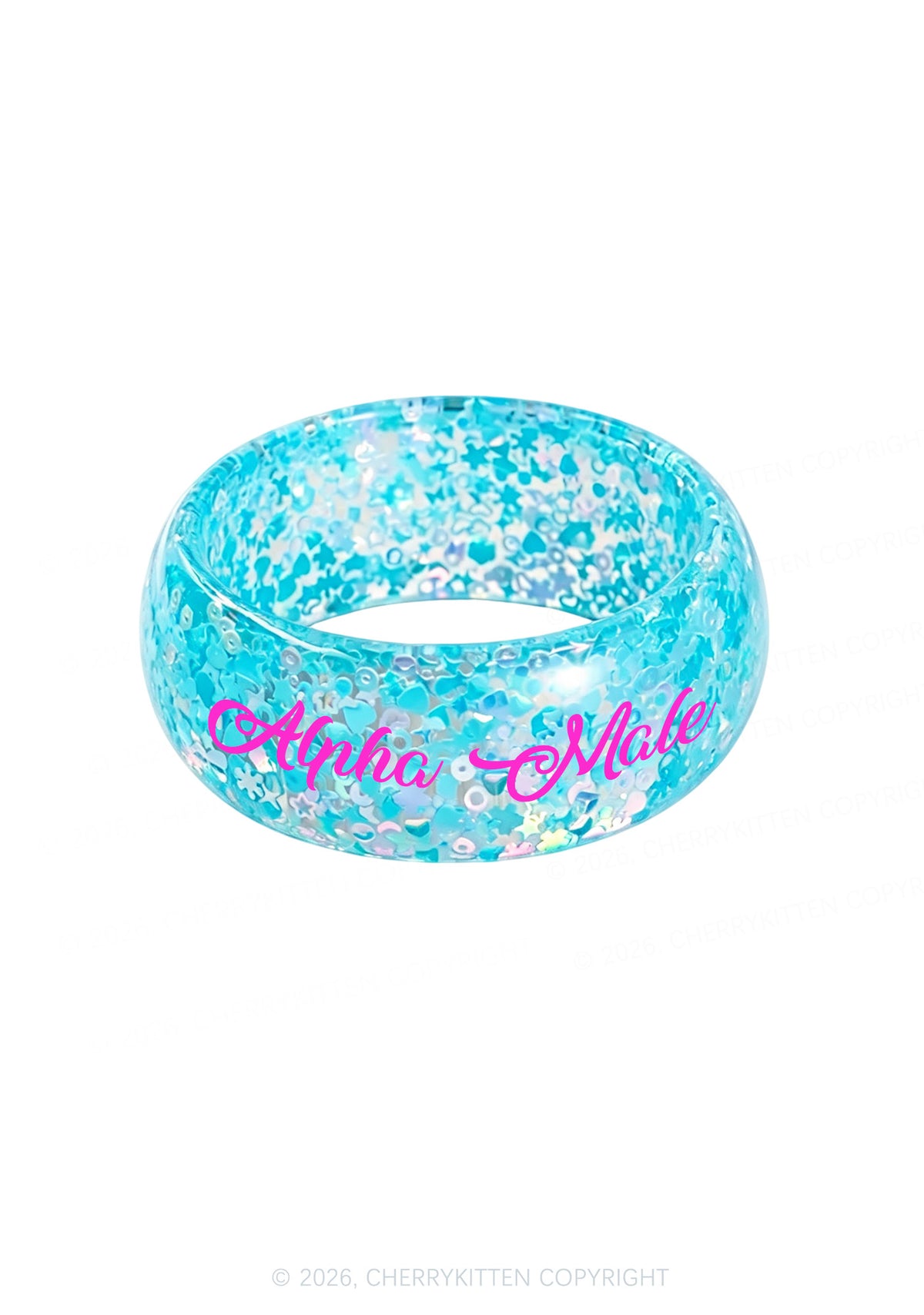 Alpha Male Y2K Cuff Bangle Cherrykitten