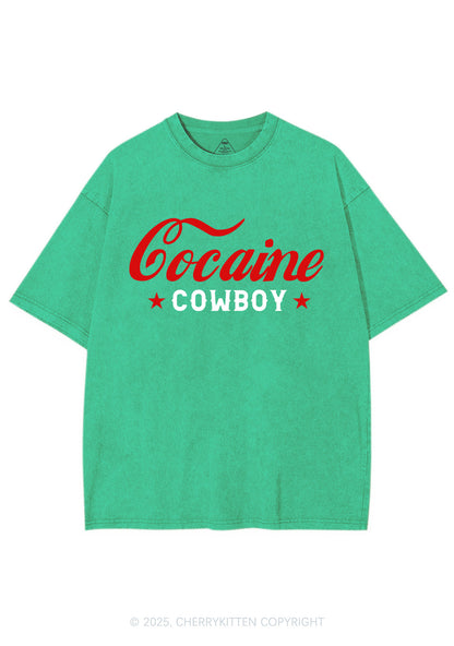 Cola Cowboy Y2K Shirts Washed Tee Cherrykitten
