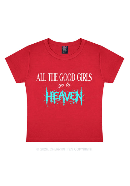 Good Girls Go To Heaven Y2K Baby Tee Cherrykitten