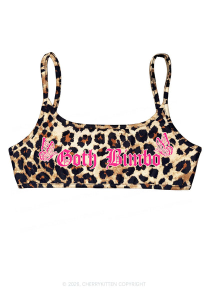 Goth Bimbo Y2K Super Crop Cami Cherrykitten