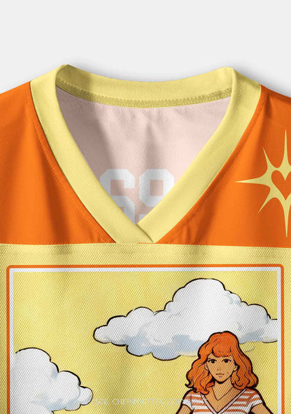The Pet Y2K Crop Sport Jersey Shirts Cherrykitten