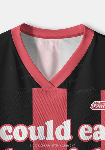Eat That Girl For Lunch Pride Y2K Crop Sport Jersey Shirts Cherrykitten
