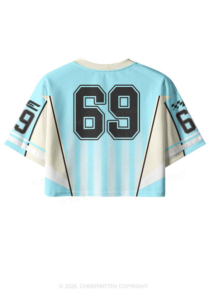We Are A Boy Pride Y2K Crop Sport Jersey Shirts Cherrykitten