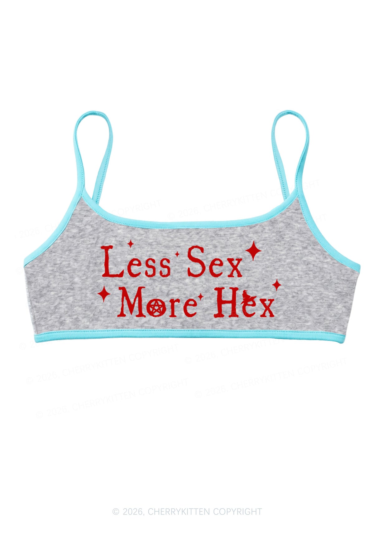 Less Sx More Hex Y2K Super Crop Cami Cherrykitten