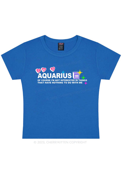 I'm A Aquarius Y2K Baby Tee Cherrykitten