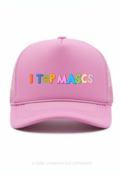 I Top Mascs Pride Y2K Trucker Hat Cherrykitten