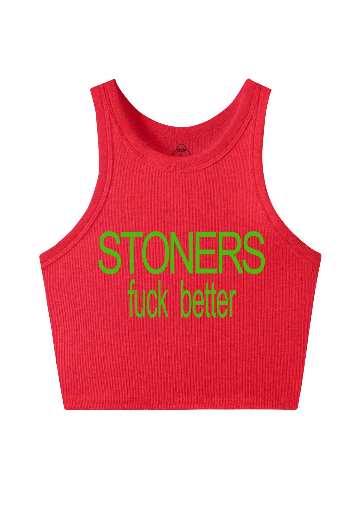 Stoners Fxxk Better Y2K Crop Tank Top Cherrykitten