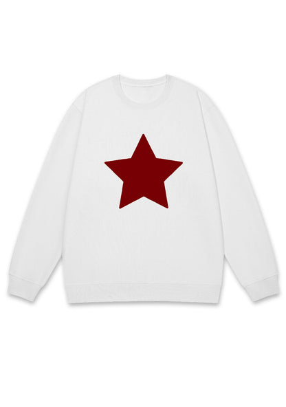 Red Pentagram Y2K Sweatshirt