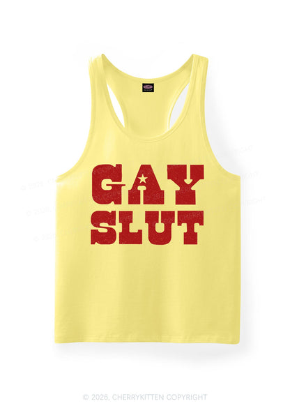 Gay Slxt Pride Y2K Men Racerback Tank Top Cherrykitten