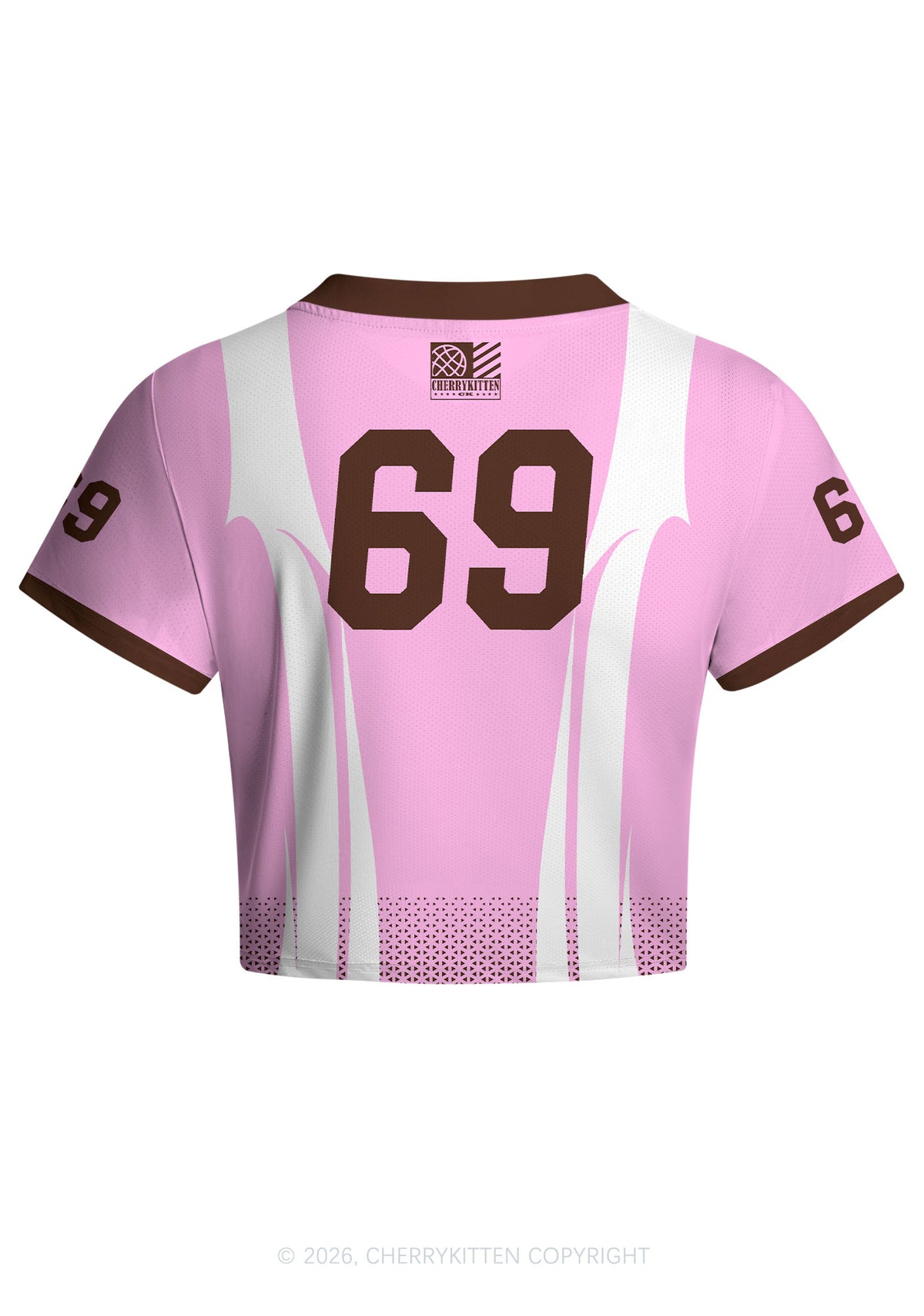 Im A Dirty Slxt Y2K Crop Football Jersey Shirts Cherrykitten