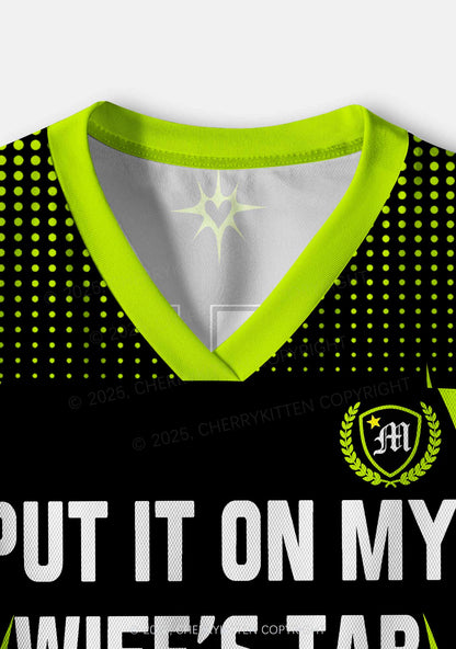 Put It On My Wifes Tab Pride Y2K Crop Sport Jersey Shirts Cherrykitten