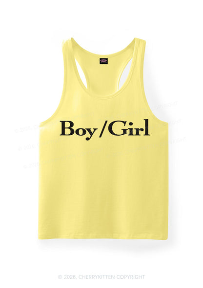 Boy Or Girl Pride Y2K Men Racerback Tank Top Cherrykitten