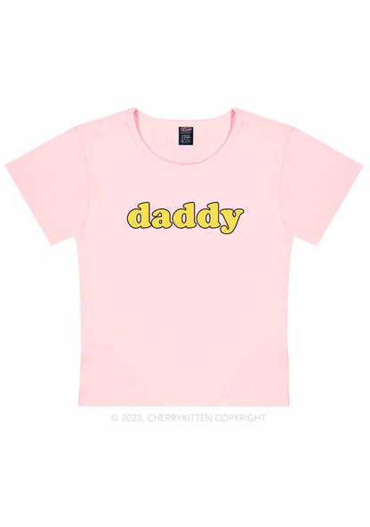 Just Daddy Y2K Baby Tee Cherrykitten