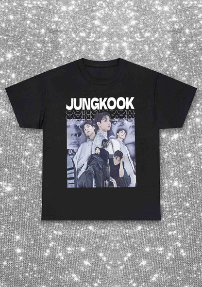 Jungkook Photo Kpop Y2K Chunky Shirt Cherrykitten