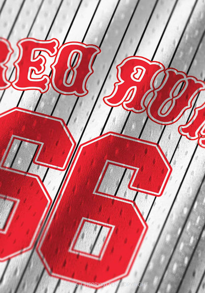 Custom Striped Red Rum Y2K Sport Jersey Tank Cherrykitten