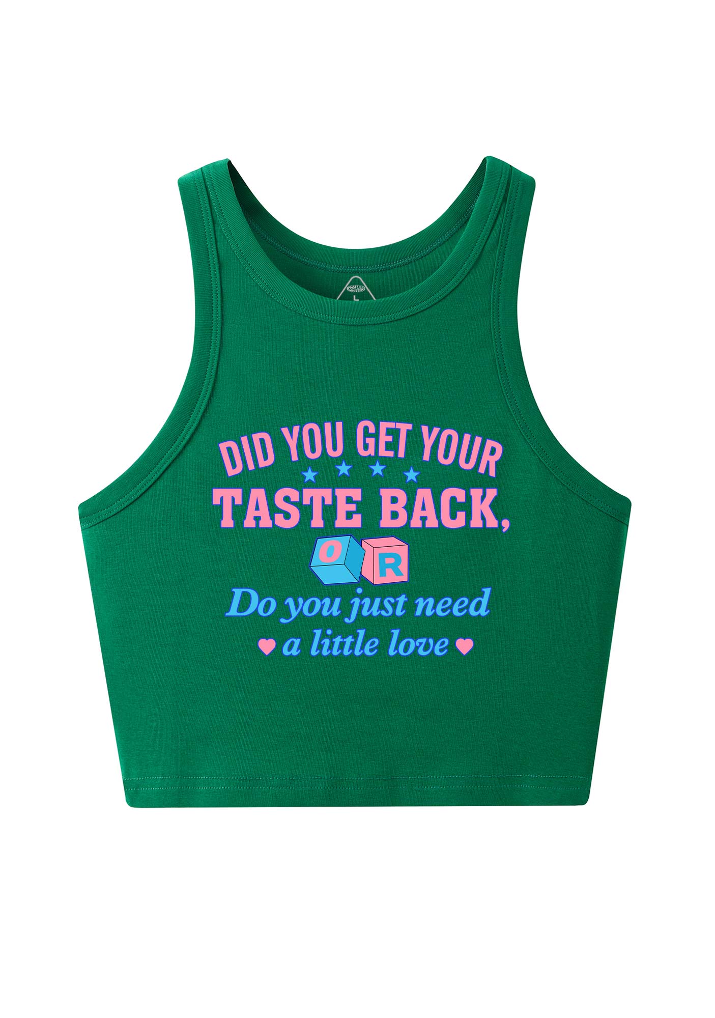 Get Your Taste Back Y2K Crop Tank Top Cherrykitten