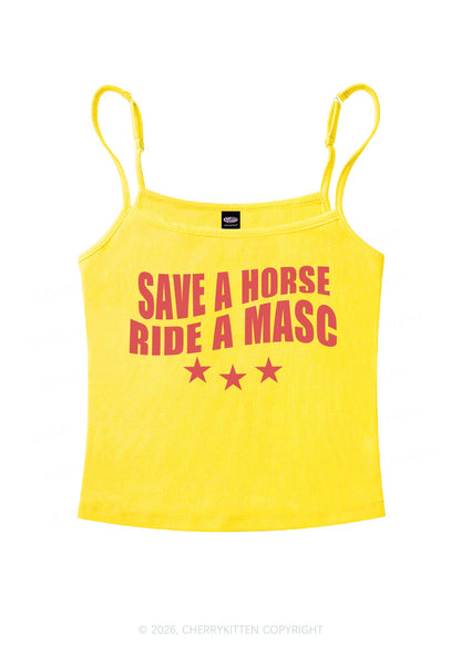 Ride A Masc Pride Y2K Spaghetti Strap Cami Cherrykitten