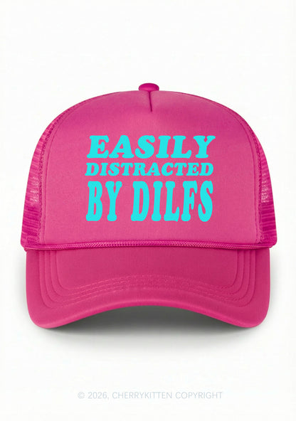Easily Distracted By Dxxfs Y2K Trucker Hat Cherrykitten
