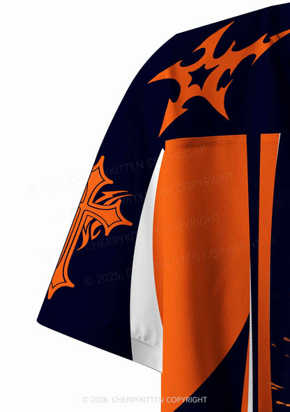 Autistic Gay Skeleton Pride Y2K Crop Sport Jersey Shirts Cherrykitten