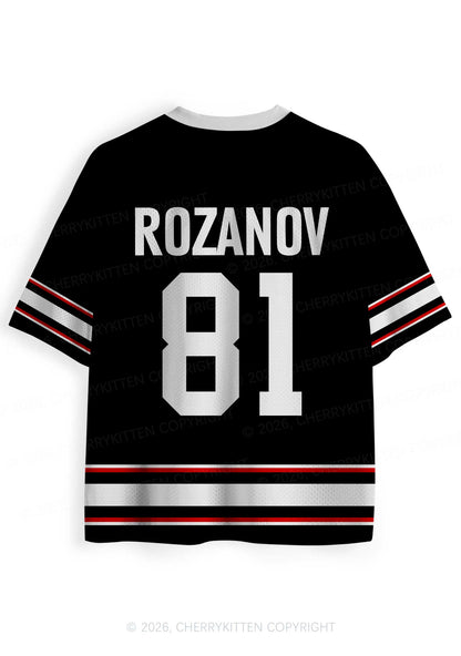 Blue Gaze HR Y2K Sport Jersey Shirts Cherrykitten