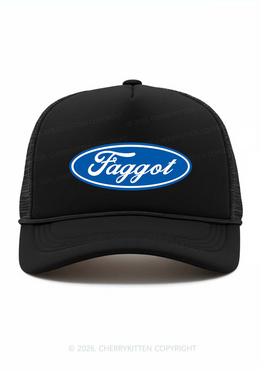 Faggot Pride Y2K Trucker Hat Cherrykitten