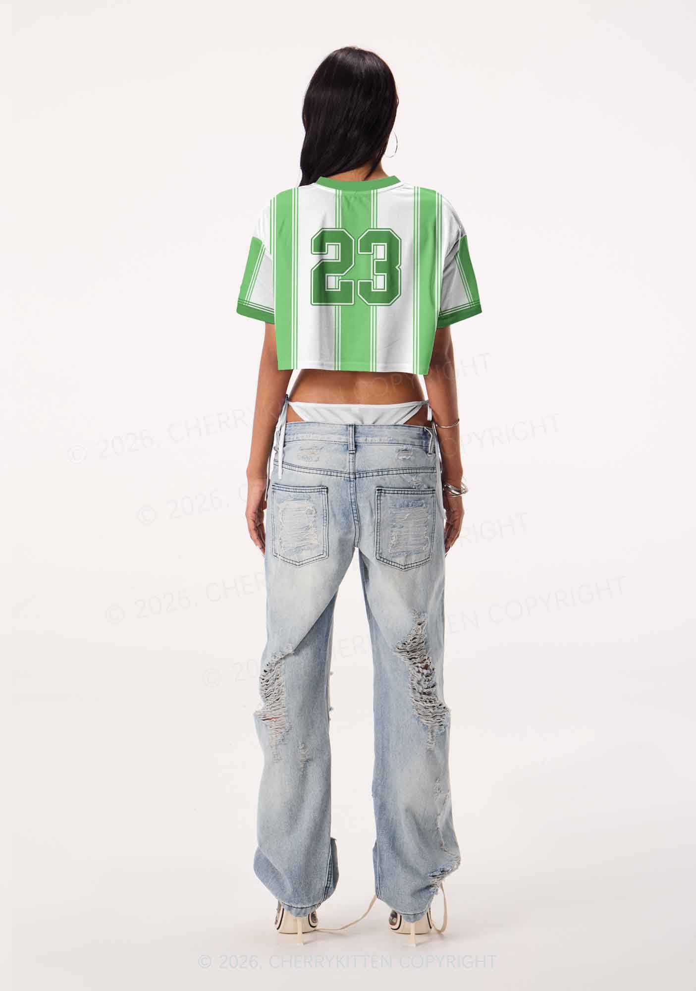 Custom My Puxxy Tastes Like Shamrock St Patricks Y2K Crop Sport Jersey Shirts Cherrykitten