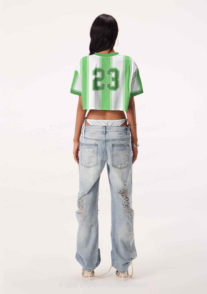 Custom My Puxxy Tastes Like Shamrock St Patricks Y2K Crop Sport Jersey Shirts Cherrykitten