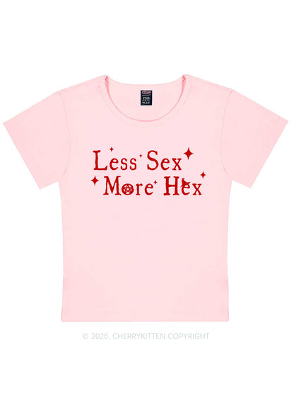Less Sx More Hex Y2K Baby Tee Cherrykitten