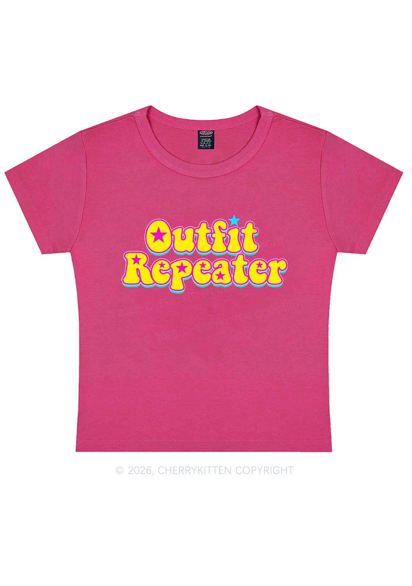 Outfit Repeater Y2K Baby Tee Cherrykitten