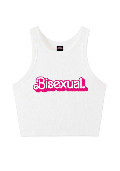 Pink Bisexual Pride Y2K Crop Tank Top Cherrykitten