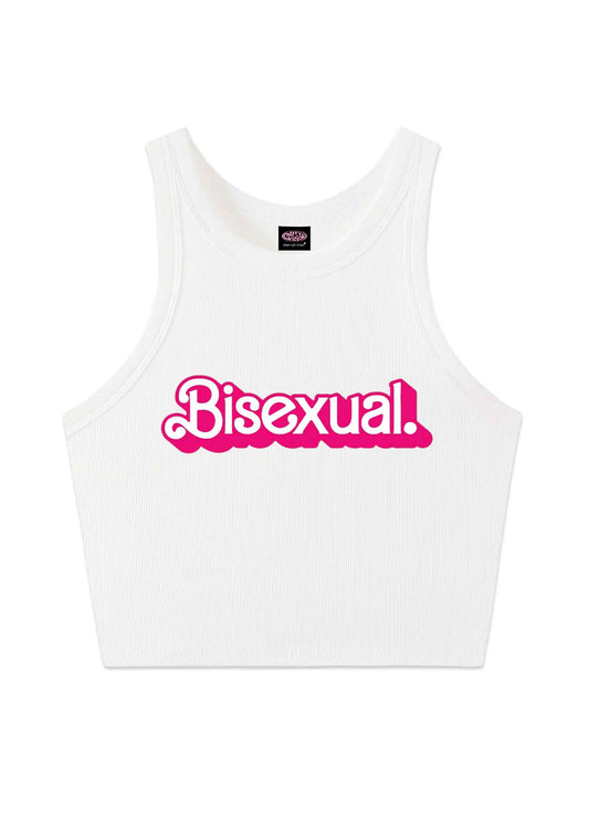Pink Bisexual Pride Y2K Crop Tank Top Cherrykitten