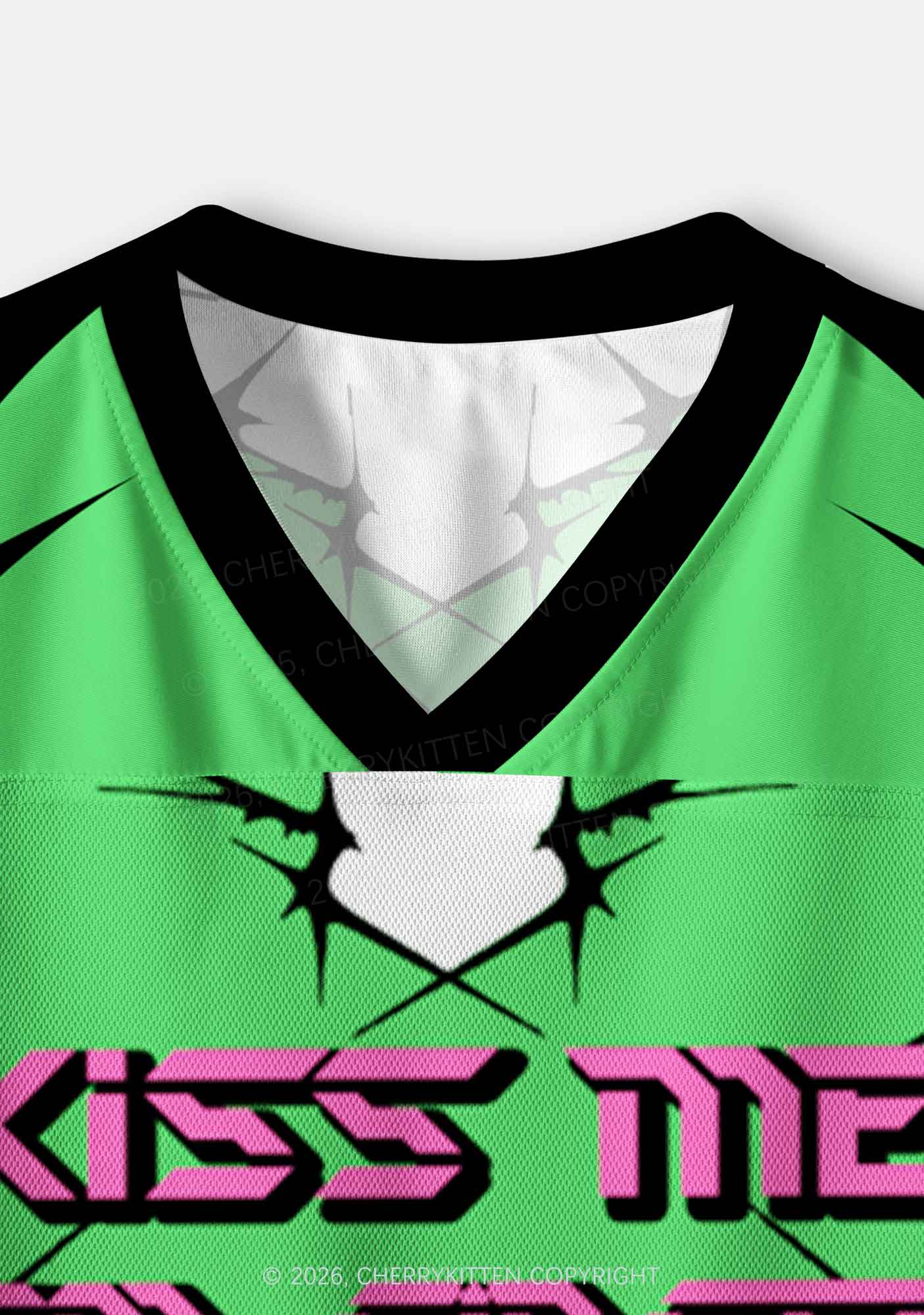 Custom Kiss Me Im Ginger St Patricks Y2K Crop Sport Jersey Shirts Cherrykitten