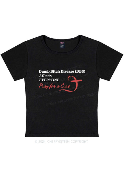 Curvy DBS Affects Everyone Y2K Baby Tee Cherrykitten