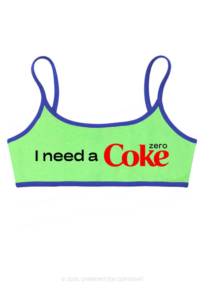 I Need A Cola Y2K Super Crop Cami Cherrykitten