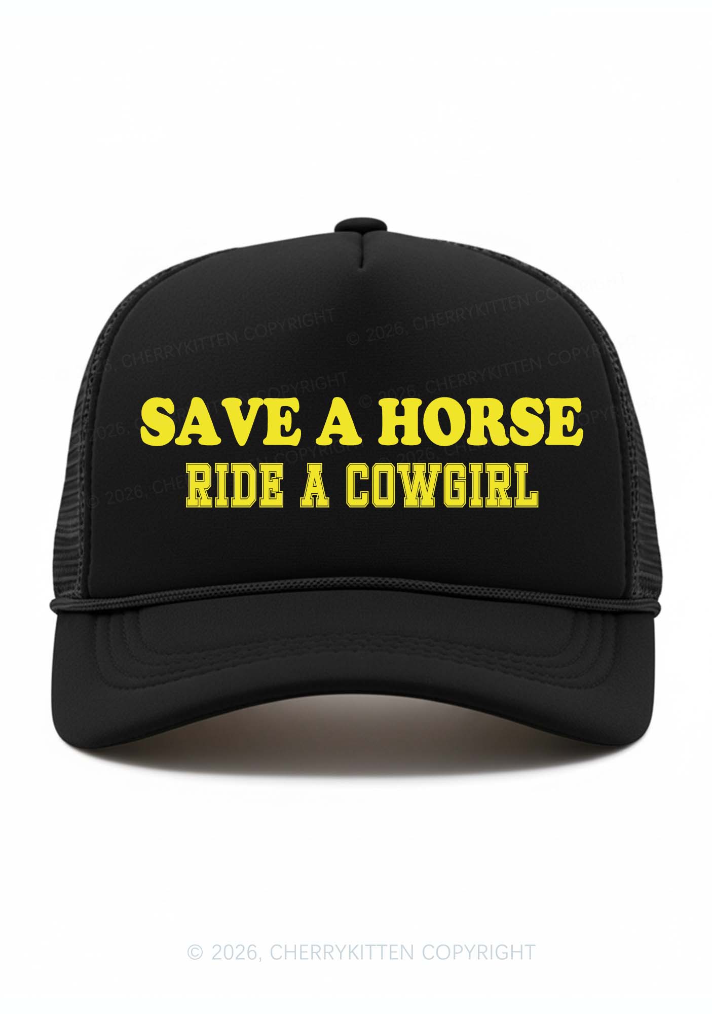 Ride A Cowgirl Y2K Trucker Hat Cherrykitten
