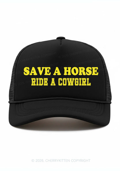 Ride A Cowgirl Y2K Trucker Hat Cherrykitten