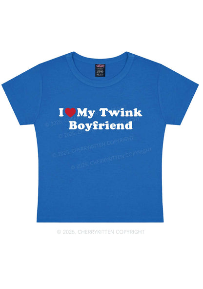 I Love My Twink BF Pride Y2K Baby Tee Cherrykitten