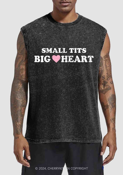 Small But Big Heart Y2K Washed Tank Cherrykitten