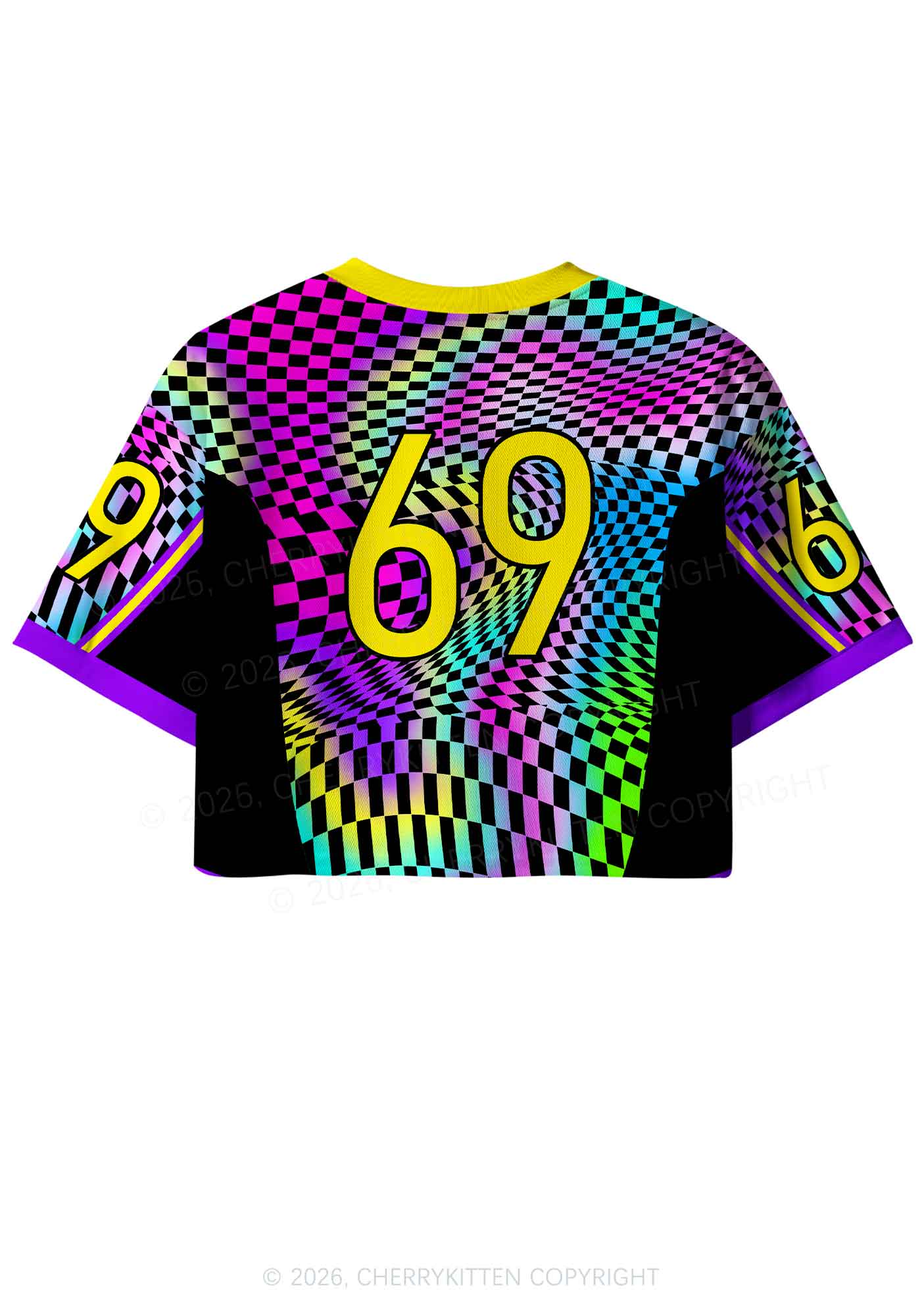 Play Techno At My Funeral Y2K Crop Sport Jersey Shirts Cherrykitten