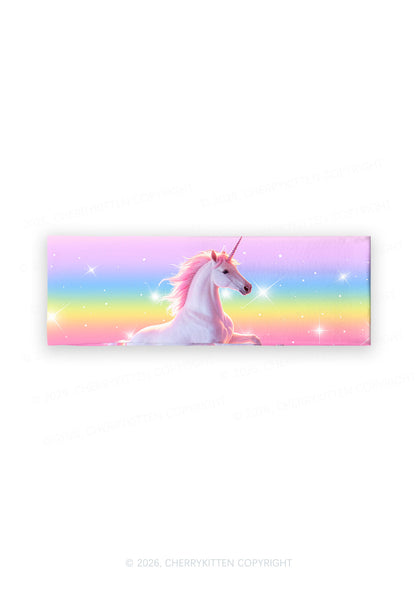 Rainbow Gradient Unicorn Y2K Print Headband Cherrykitten