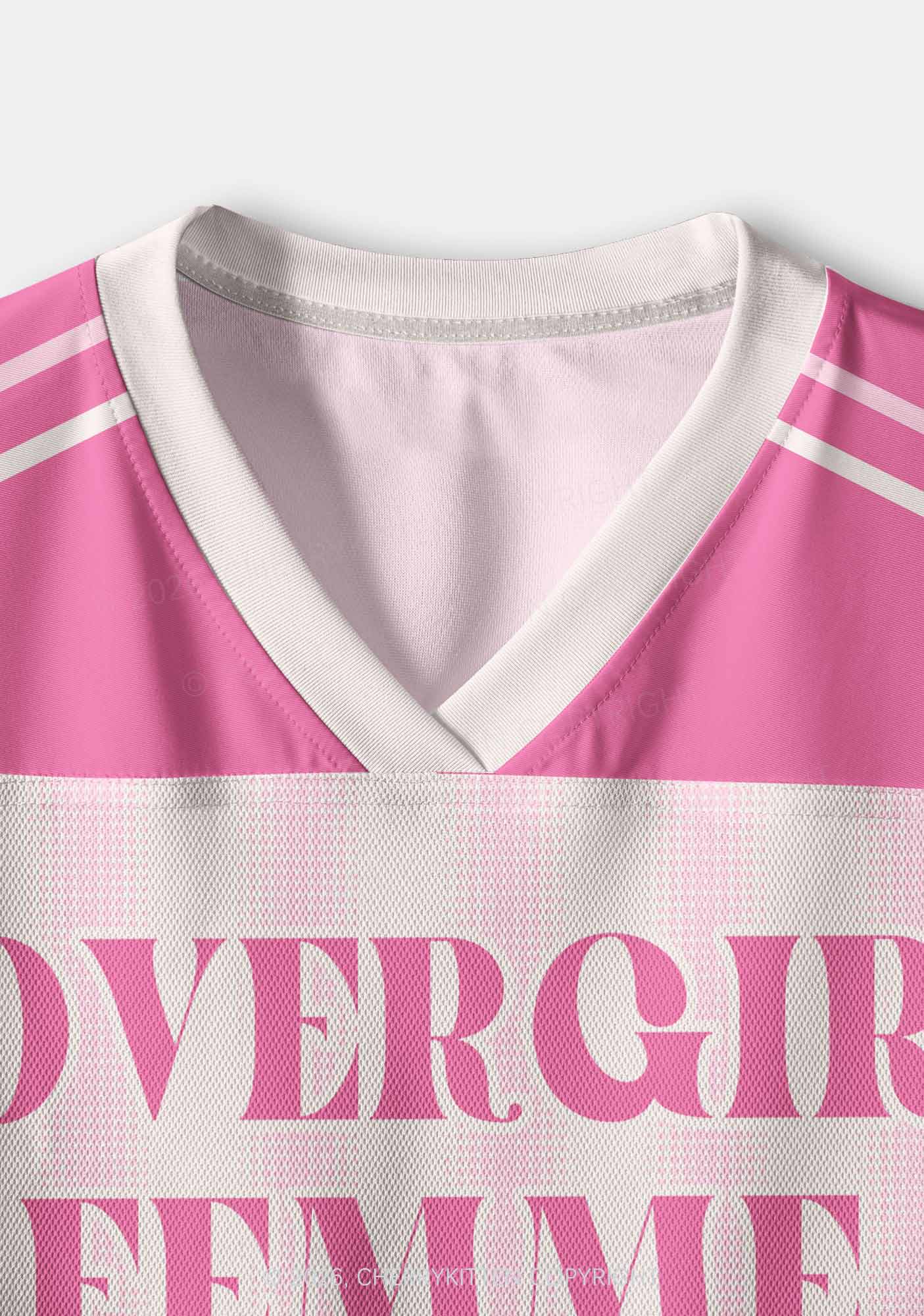 Lovergirl Femme Pride Y2K Crop Sport Jersey Shirts Cherrykitten