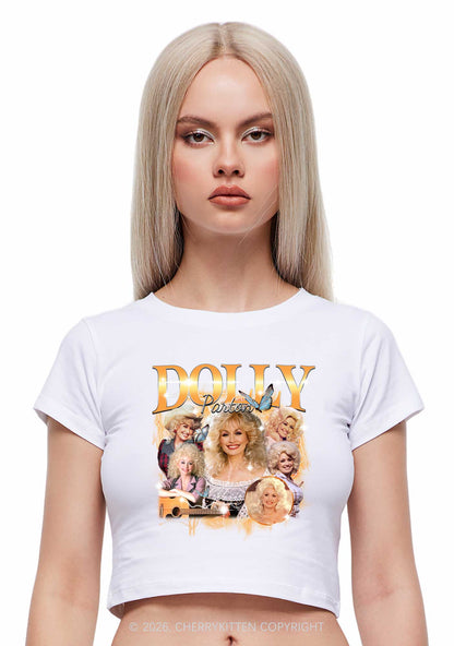 DP Vintage Portrait Y2K Baby Tee Cherrykitten