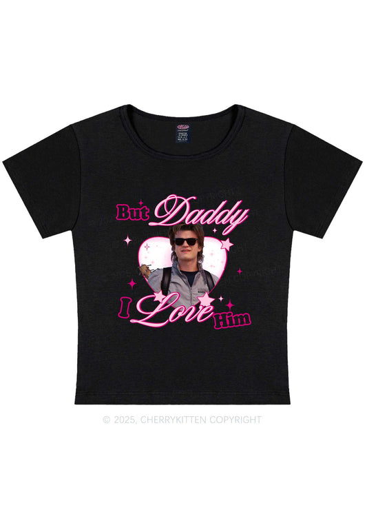 Daddy I Love Him Y2K Baby Tee Cherrykitten